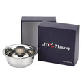 Private Label Chrome Solid Stainless Steel Barber Brush Bowl Shave Soap Shaving Bowl for Men
