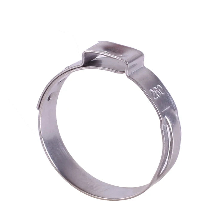 SS304 Endless Single Ear Stepless Hose Clamp