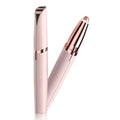 FOCSTAR Painless Rechargeable Electric Eyebrow Hair Remover & Trimmer Razor with Gold-Plated Stainless Steel ABS Customized Logo