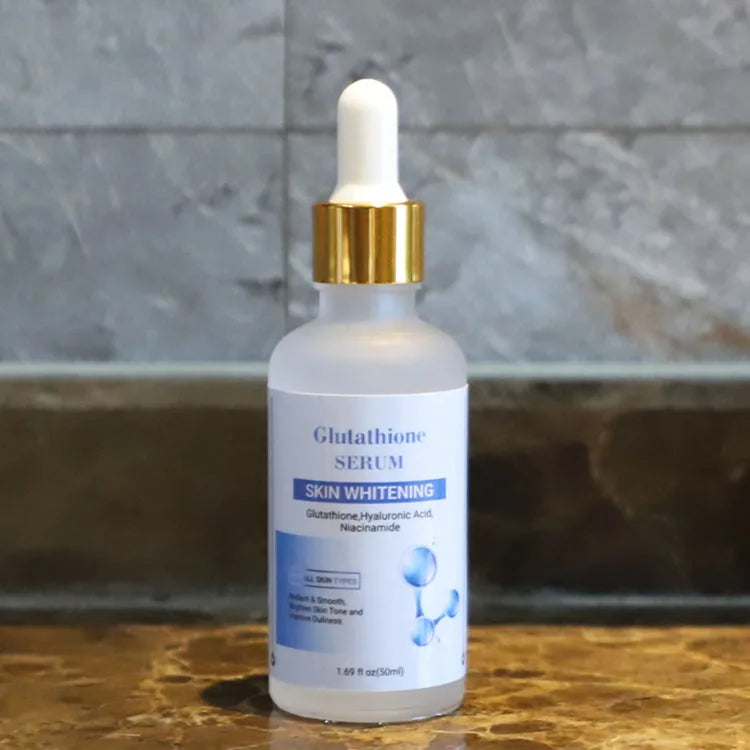 Private Label Whitening Skincare Product Moisturizing Essence Face Brighten Anti-oxidation Glutathione Facial Serum for Daily