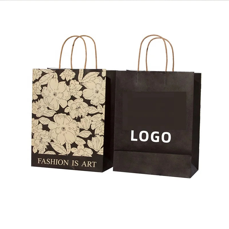Custom Printing Stamping Wrapping Gift Paper Bag