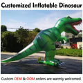 Giant Custom Inflatable Green Dinosaur Fierce Tyrannosaurus Rex T-Rex Model for Advertising Commercial Event Exhibition Display