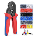 Ferrule Crimping Tool Kit Wire Stripper Crimper Crimping Tool Pliers Set 1200pcs Terminals Kit Ferrule Terminal Pliers