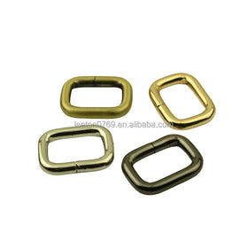 Stock Supply 20 mm 0.75inch 4 Colors Strong Metal Rectangle Bag Buckle