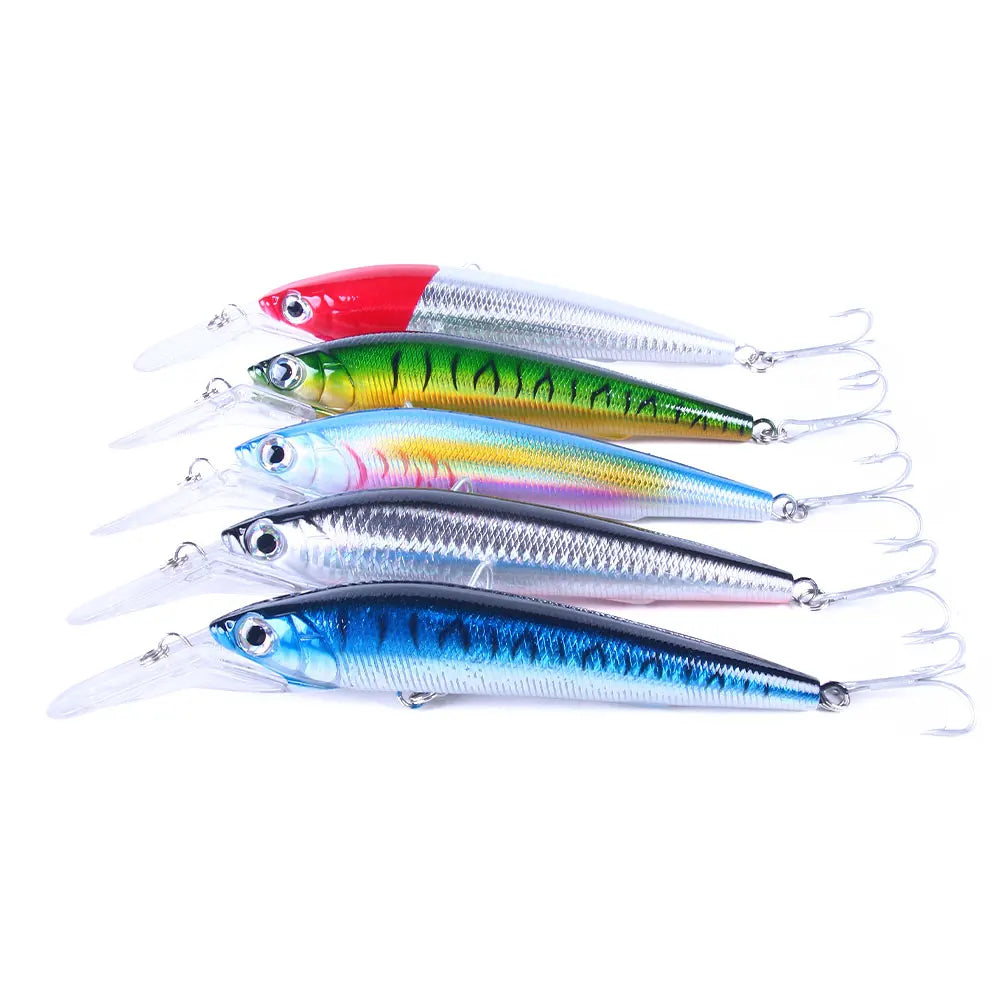 Newup Wholesale 18cm 41g New Season Deep Sea Plastic Minnow Fishing Lure Baits Long Big Size Artificial Minnow MegaBDM