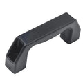 Industrial Hardware Nylon Flush Handle Black Door Handle Plastic Square Pull Handle for CNC Machine