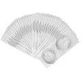 Pack of 100pcs Disposable 59MM Aluminum Sticker Seals Foils for NESPRESSO Capsules Cream Foam Cafe Filter Lid