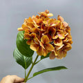 O-X783 Wholesale Price Real Touch Latex Hydrangeas Flowers Artificial Wedding Decorative Hydrangea Artificial Flower