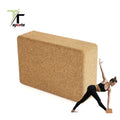 TTSPORTS Custom Large Recycled Cork Yoga Block Natural Cork Yoga Block
