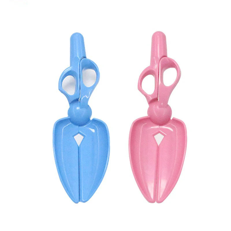 Portable Pets Waste Scissor Shovel and Pooer Scooper for Dogs Cats ABS Supplies Pets Easy Clean Pickup Tools Pet Cleaner