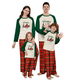 Family Clothing Christmas Pajamas Set Fashion Print Father Mother Kids Matching Clothes Outfits Family Sleepwear