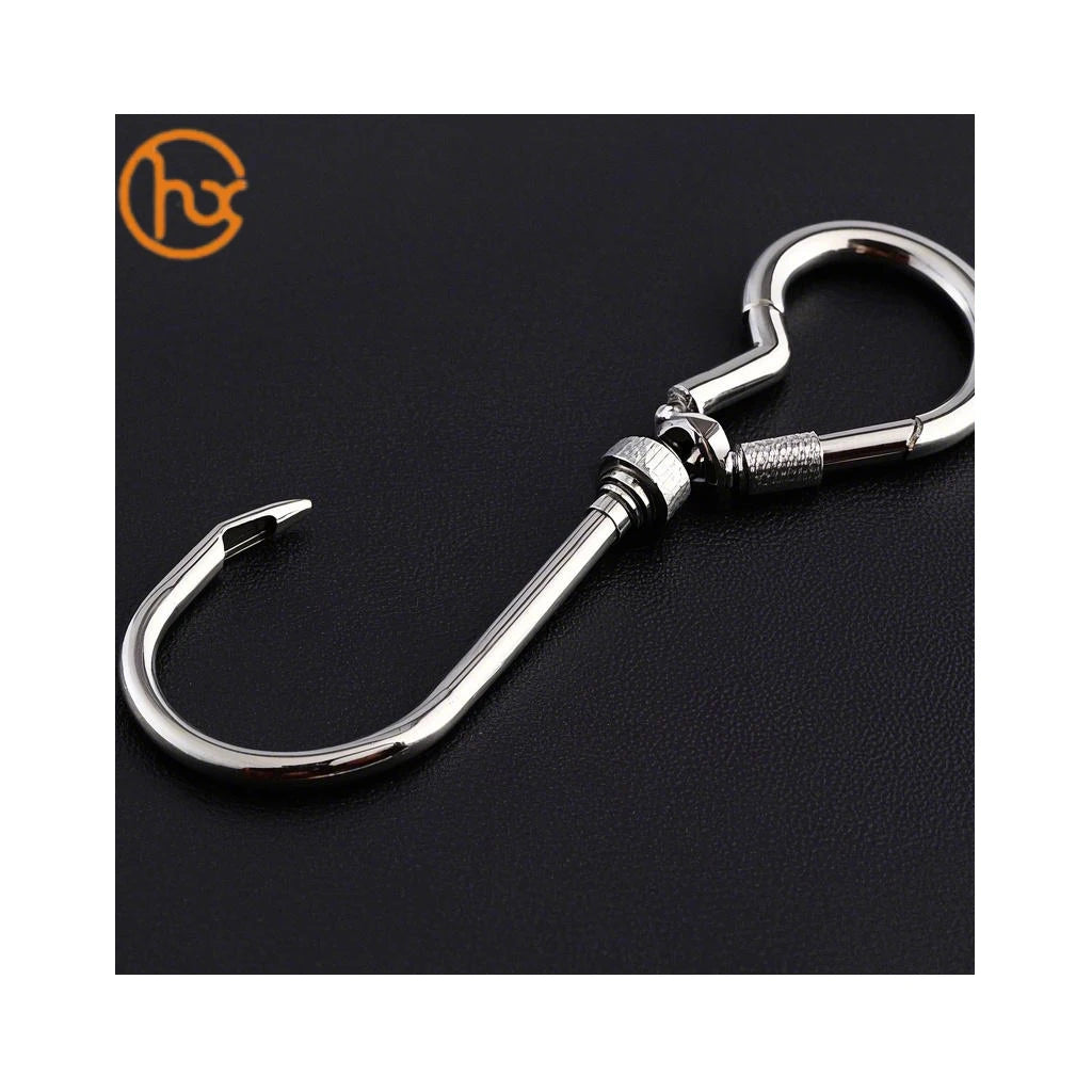 Factory Custom Fishing Connector Stainless Steel Splay Ring Rig Hook Hanger 8 Shape Wire Eyes Sinker Eyelets Spring