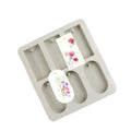 LifeTop Silicone Oval Rectangle Soap Mold with Hole Aromatherapy & Loofah Soap on a Rope Maker
