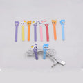 Fancy Design Cute Animal-shaped Pattern Cable Ties Eco-friendly T-Shape Hook and Loop Strap Cinch Straps