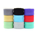 Factory Wholesale Eco-friendly Flat Jacquard Polyester Spandex Fold Elastic Band Bias Tape Customizable Colors Logo for Garment