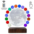 Magic Levitating LED Light Moon Lamp 16 Rotating Floating Luna Remote Control Table Lamp White Unique Gifts Home Decoration