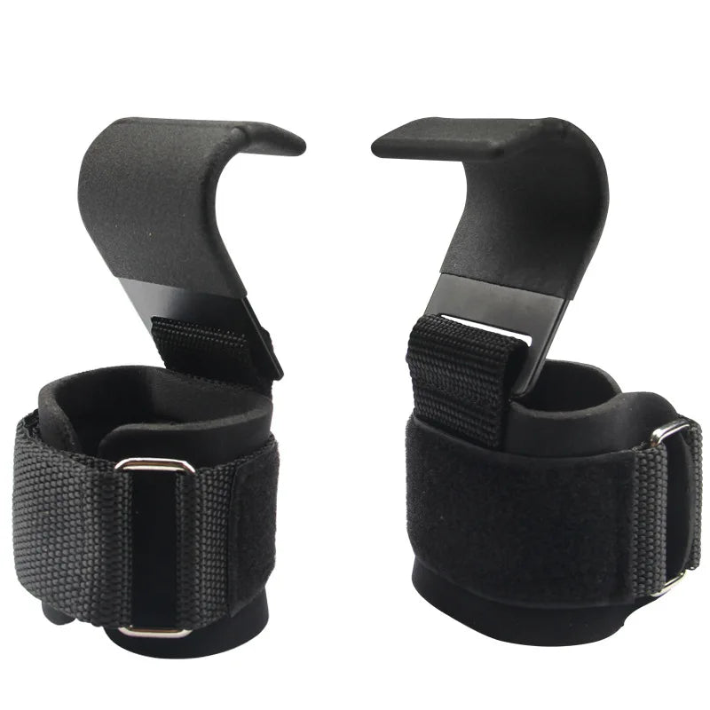 Weightlifting Strap Force Wristband Grip Hook Pull Ups Deadlift Straps Power Lifting Grips Padded Workout Straps for Gym Gloves