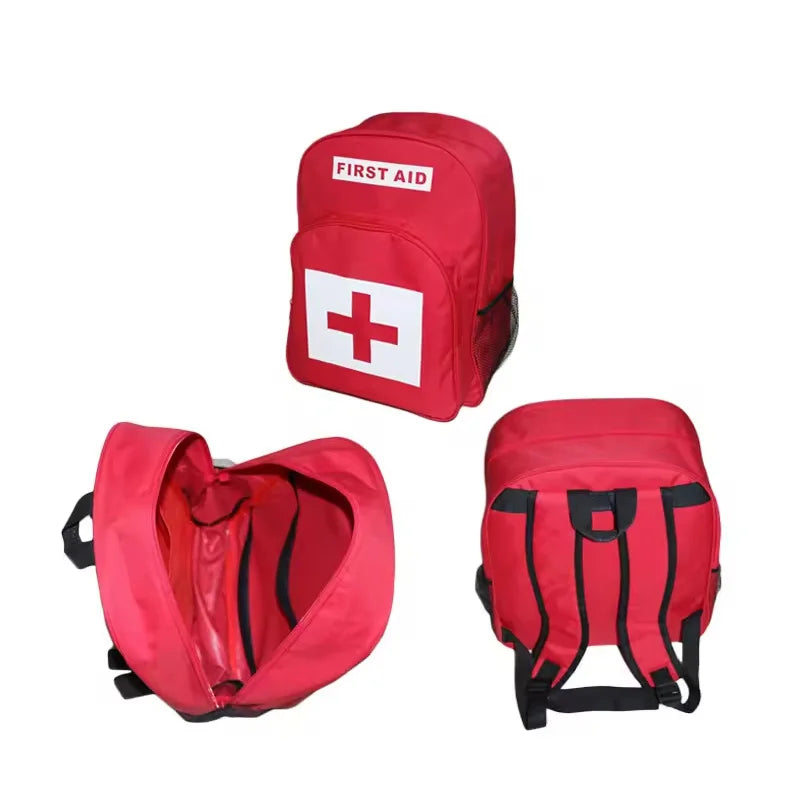 Wilderness Earthquake First Aid Medical Bag Outdoor Travel Backpack with Nylon Storage Case Simple Design