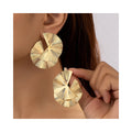 Fashion Gold Plated Designer Big Statement Earrings Extra Large Earrings for Women Party Jewelry