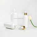Hot Selling 250ml White HDPE Plastic Shower Gel Lotion Bottle Simple Atmosphere Design Pump Sprayer Deep Clean Moisturizing