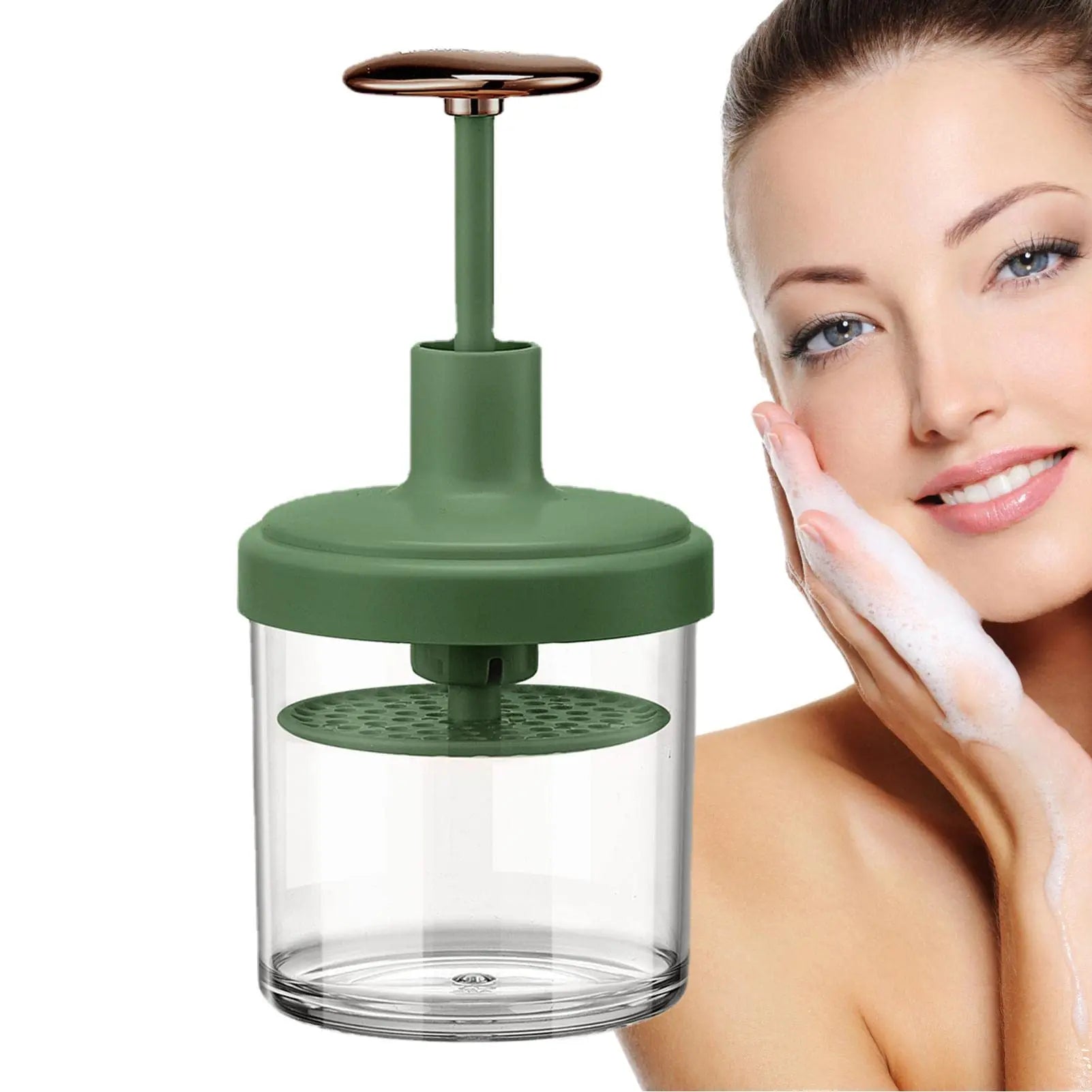 Wholesale Plastic Face Wash Hair Shampoo Dew Foam Press Foaming  Bubbler Cup