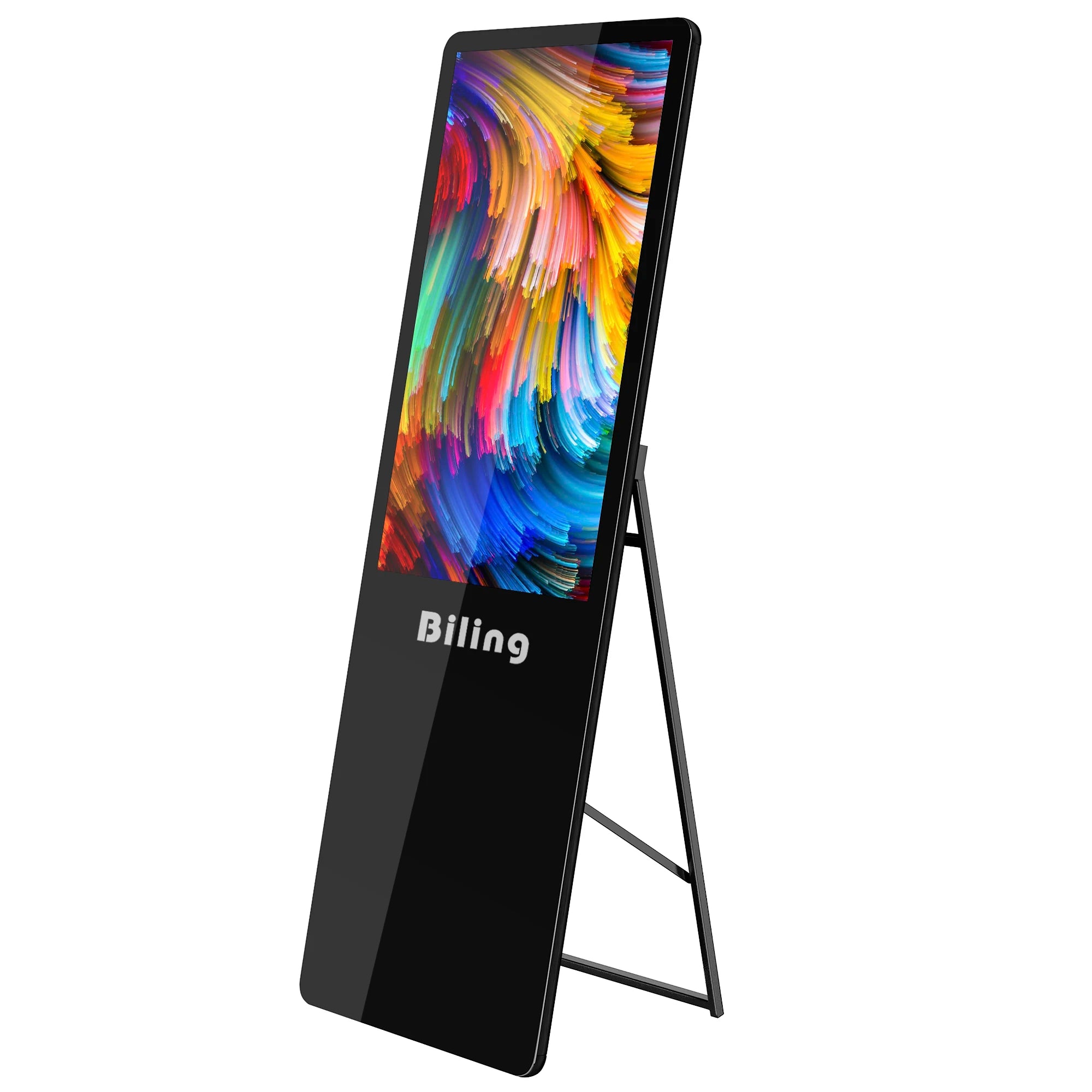2023 New 43" Floor Stand Display Kiosk Advertising Screen Media Player Totem LCD Digital Signage