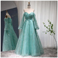 Jancember LSCZ32 Hot Sale Organza Sequined Sweetheart  Floor Length Evening Dress