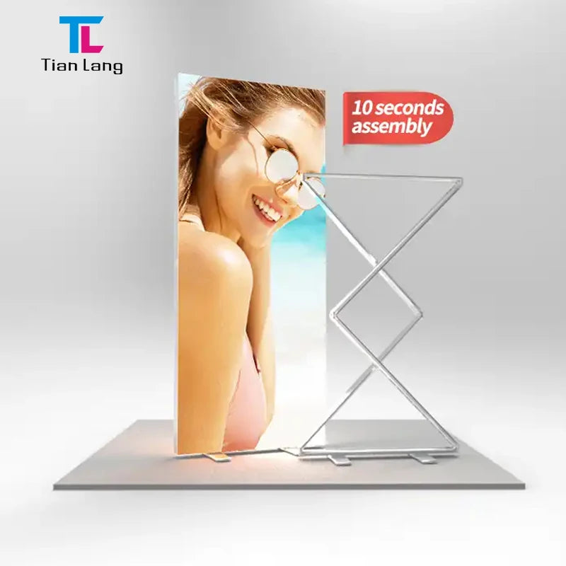 TianLang Trade Show Display Booth Led Lightbox Display Advertising Led Light Box 10s Assemble Seg Light Box