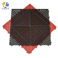 Modular Plastic Flooring Garage  System Suspended Plastic Floor Mats for Workshop and Repair Shop
