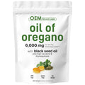 OEM Custom 2-in-1 Oil of Oregano & Black Seed Oil Capsules Herbal Supplement for Digestive Support and Antioxidant Benefits