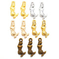 5 Colors 100pcs/bag Mermaid Charms Metal Pendant Diy Necklace Jewelry Handmade 20*9mm D782