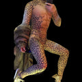 Sexy Spandex Bodysuit Long Sleeve Leopard Rompers Club Cosplay Costume Men Women Bodycon Stage Performance One Piece Jumpsuits