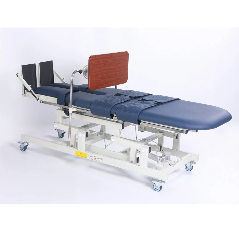 Stroke Rehabilitation Exercise Tilt Table Treatment Table Hospital Exam Couch Tilt Rotary Table Physiotherapy Bed for Paralysis