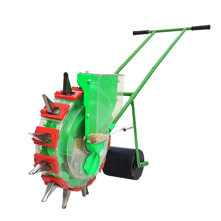 High-efficiency Hand-push Agricultural Machinery Two-in-one Fertilizer Planter Soybean Corn Planter Fertilizer Machine