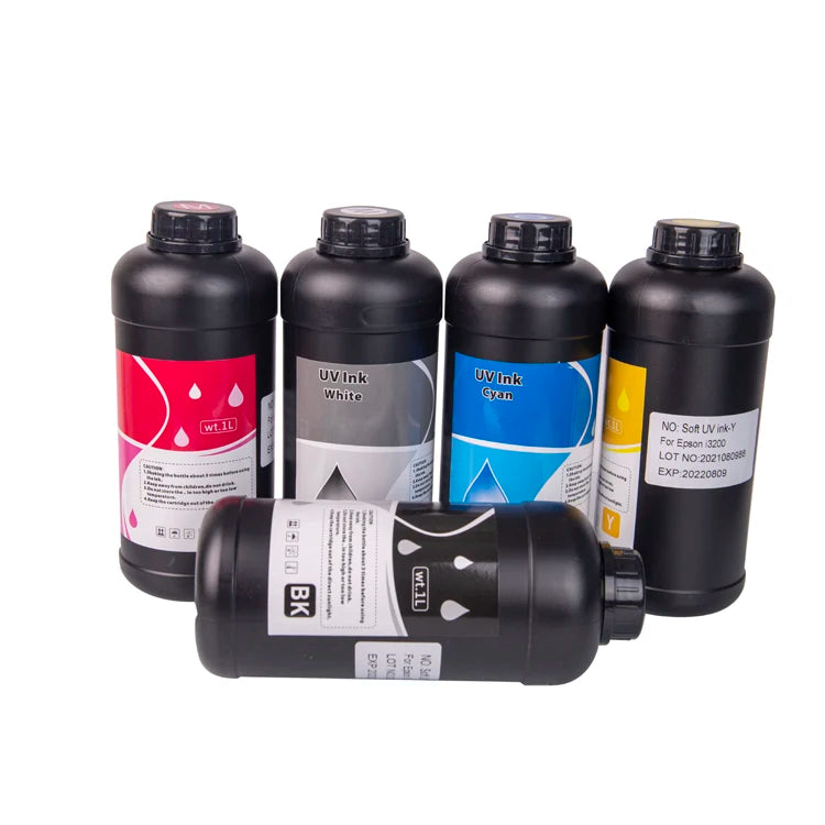 Neutral UV for for for I3200 XP600 TX800 Heads AB Film Transfer Digital Printing CMYK for 500ml/1000ml MegaBDM