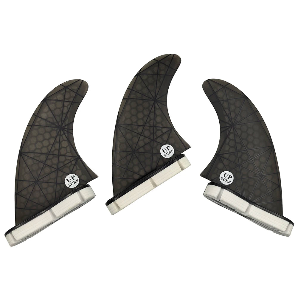Wholesale Honeycomb Surfboard Fins G5 Tri Set Line Design Printing Shortboard Fins for Surfing