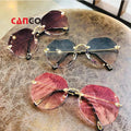 2022 Rimless Sun Glasses Ladies Luxury Sunglasses for Women