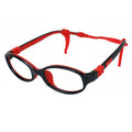 OEM Custom Logo Oval Lightweight Anti Blue Light Glasses Frame for Kids Girls Boy Flexible Silicone Rubber Eyeglasses Frames