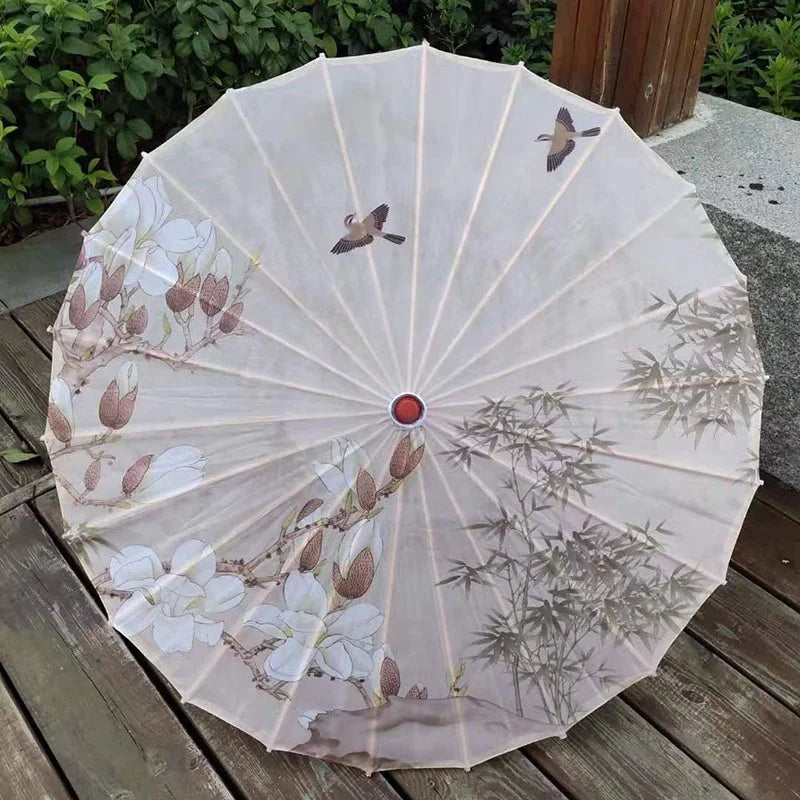 Umbrellas Supplier's Handmade Chinese Parasol 40 Colors Traditional Wedding Decoration Cheap Party Gifts Nylon Straight Umbrella