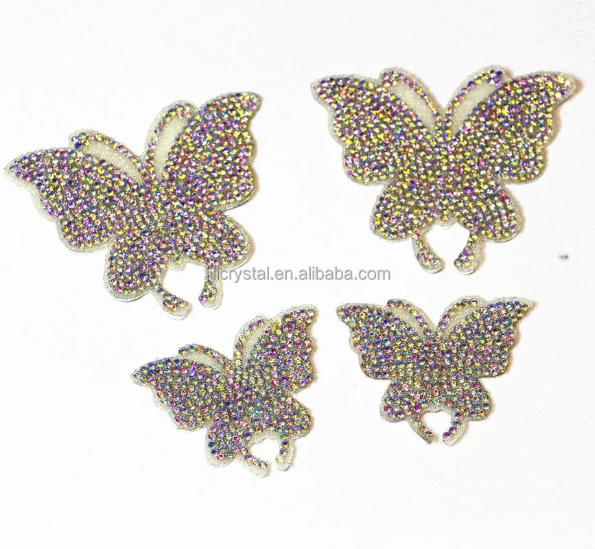 Shiny Self-adhesive Crystal Rhinestone Sticker Crystal Decal DIY Shiny Rhinestone Butterfly Car Sticker