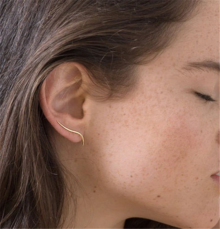 2025 Custom Minimalist Women Jewelry Sterling Silver Clip Clip-on Earrings