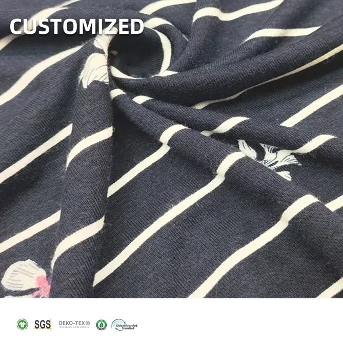 Eco-Friendly 100% Modal Knitted Single Jersey Fabric for Activewear & Sleepwear Shirts