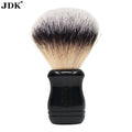 Men's Travel Shaving Brush Synthetic Shave Tool Black Acrylic Handle Face Beard Care Patented Metal