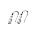 Sparkling Simple Fashion Geometric Cuboid Long Drop Hook Earrings Fine Jewelry for Women Wedding Gift