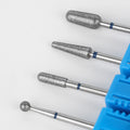 High-end Diamond Burs Ball Shape Diamond Nail Drill Bit Used for Manicure & Pedicure Callus Treatment Cuticle Clean Bits