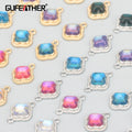MB66 DIY Pendants 18K Gold Rhodium Plated Nickel Free Copper Free Zircon Jewelry Accessories 6pcs/Lot"