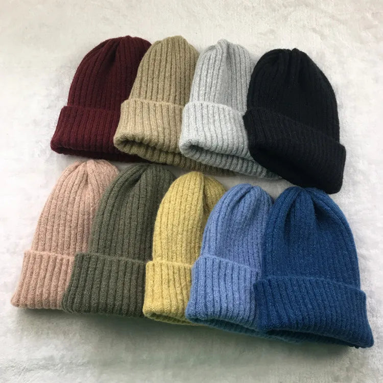 OEM Custom Design Hot Selling Warm Acrylic Ribbed Beanie Hat