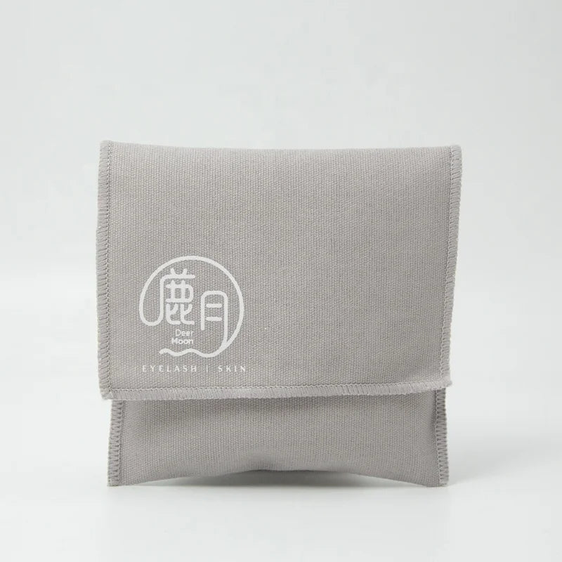 Personalized Soft Brush Cotton Bag Envelop Shape With Custom logo Jewelry Packaging Pouch