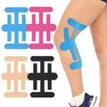 Melenlt Pre-Cut Cotton Knee Muscle Patch & Kinesiology Tape Elastic Pain Relief Patch for Joint and Muscle Support