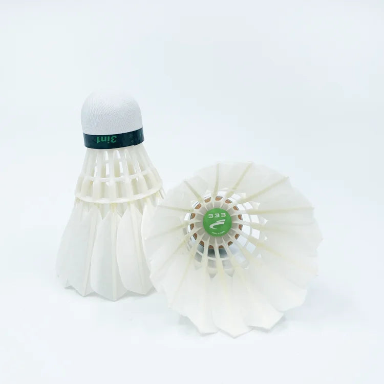 Wholesale High Quality Straight Feather Badminton Shuttlecock with Great Durability Stability and Balance for All Ages Sports